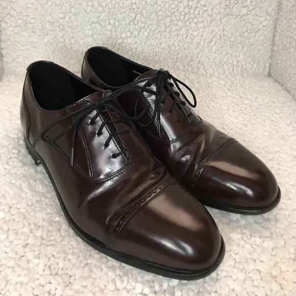 Florsheim “Lexington” burgundy cap toe oxford main image 8